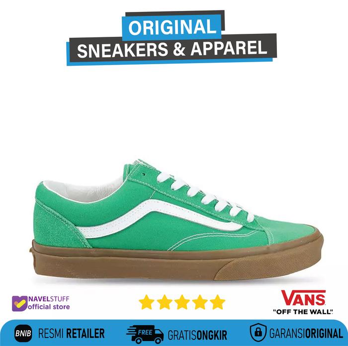 VANS Old Skool Style 36 Green Gum Original Resmi BNIB