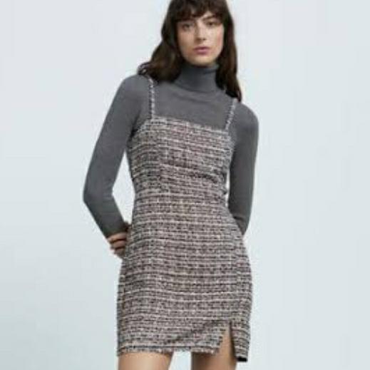 zara tweed dress