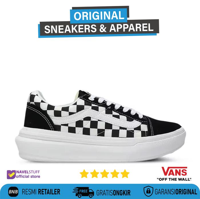 VANS Old Skool Platform Overt ComfyCush Black/Checkerboard Original