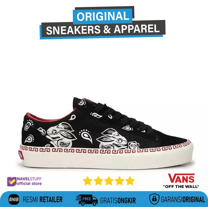 VANS Old Skool Style 36 Year Of Rabbit Black Original Resmi BNIB