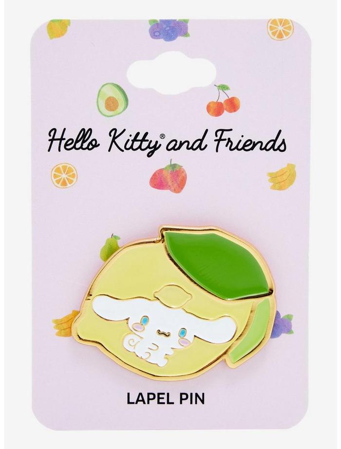 Sanrio Hello Kitty and Friends Cinnamoroll & Lemon Enamel Pin
