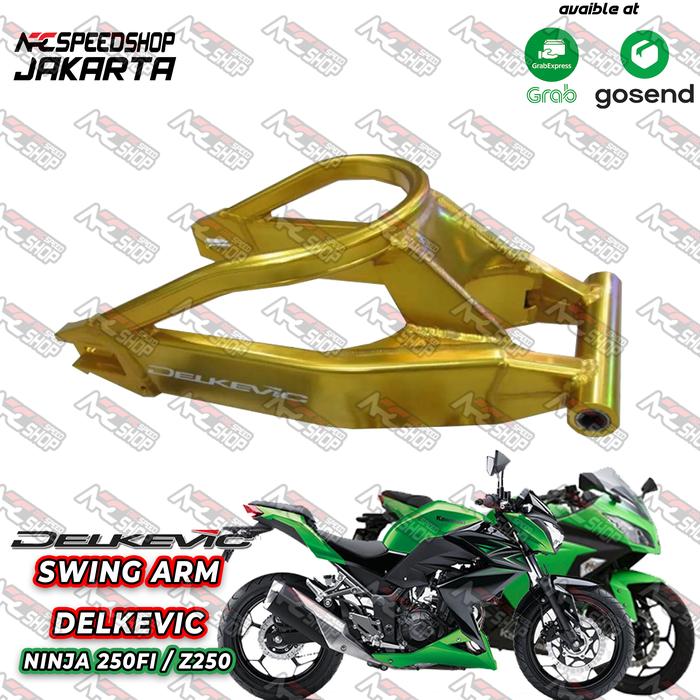 Swing Arm Delkevic Ninja250Fi / Z250 / Ninja 250R Gold