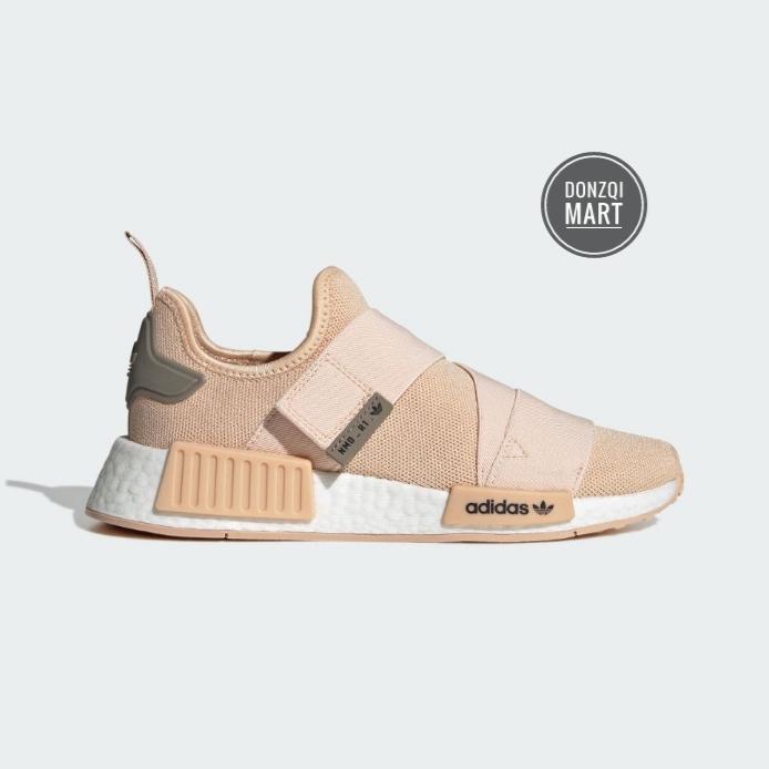 adidas Strap NMD_R1 Originals Womens Sneakers Shoes - Halo Blush/Brown