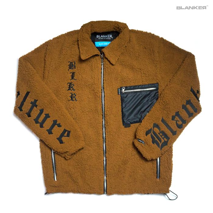 Blanker Sherpa Jacket Mocca / Triple Pocket / Become Culture