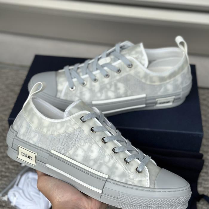 CHRISTIAN DIOR LOW B23 OBLIQUE GREY SNEAKERS size 43 like new original