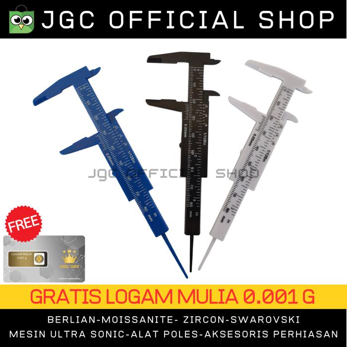 Sigmat - Jangka Sorong - Manual Plastik - 8cm - 3 Warna