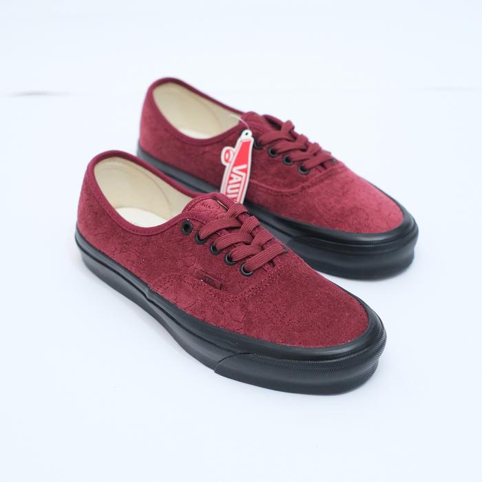 BEST DEAL VANS AUTHENTIC LX EMBROIDERY LEOPARD RED VAULT OG ORIGINAL