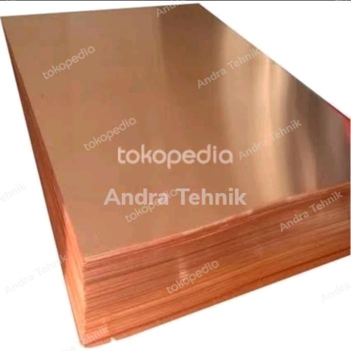 plat tembaga tebal 1.2mm x 10cm x 10cm