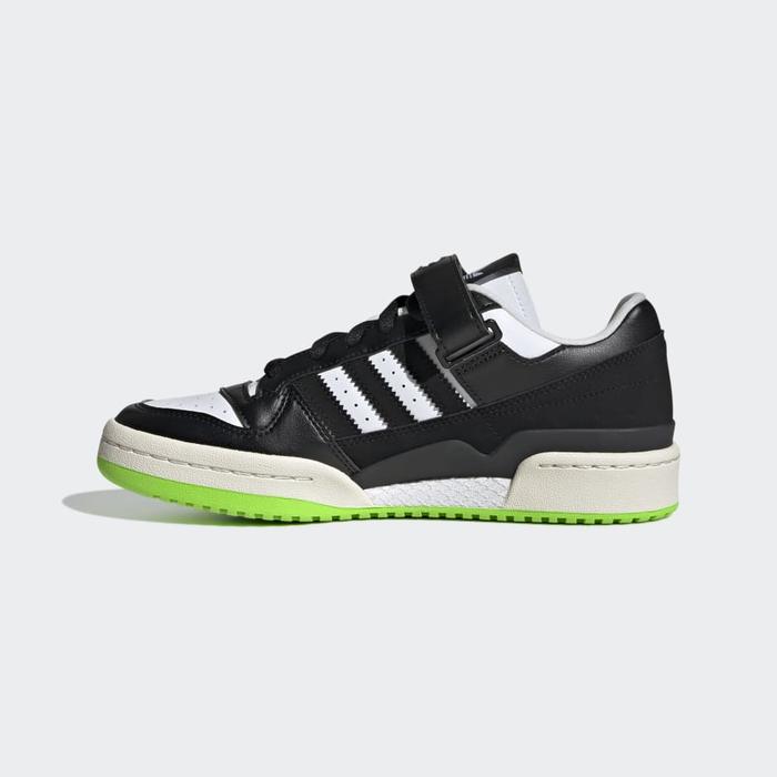 Sepatu Adidas Forum Low Black Green Women's Original