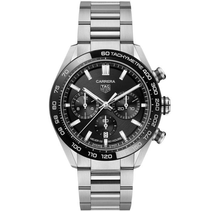 TAG HEUER CARRERA HEUER 02 44MM BLACK CBN2A1B.BA0643