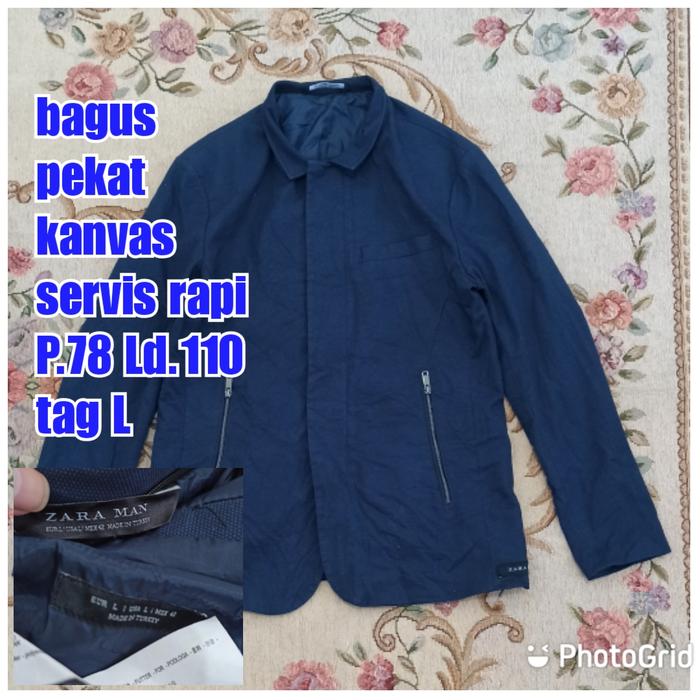 jaket blazer outer casual work kerja pria laki-laki cowok zara man