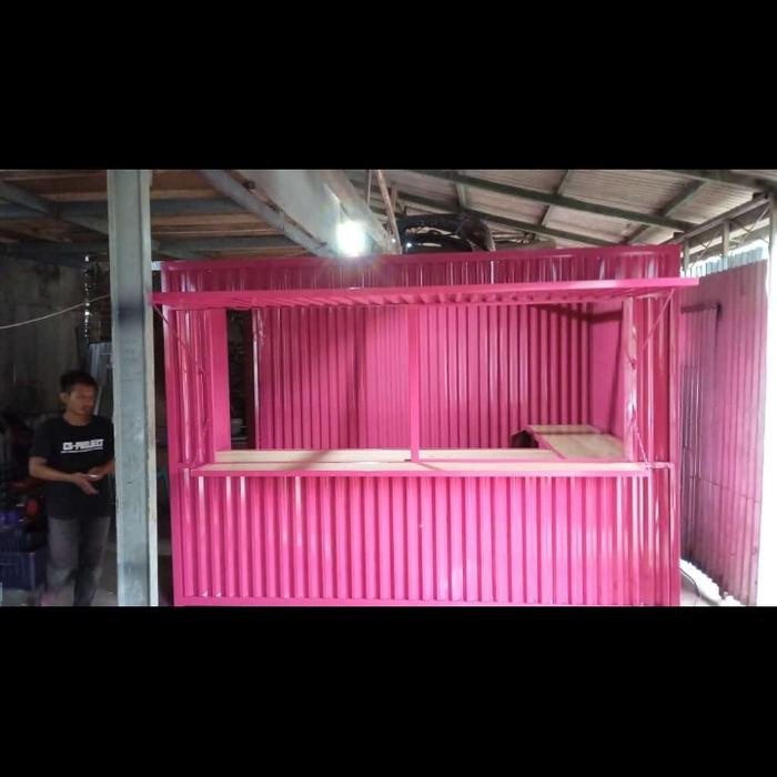booth semi container/booth container /gerobak custom /Cafe container