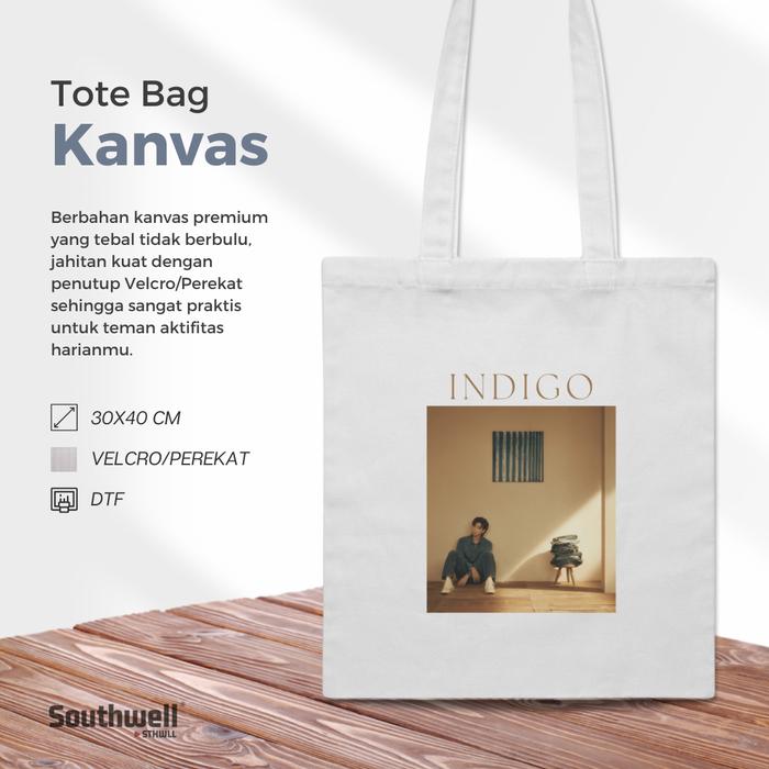 (Tote Bag) BTS RM Indigo Kanvas