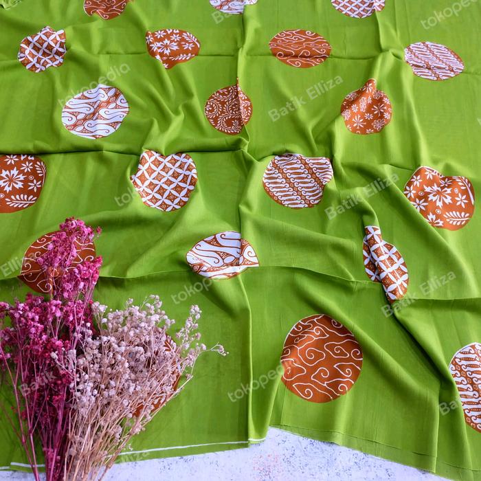 SALE kain batik motif slampadan bahan paris khas trusmi cirebon