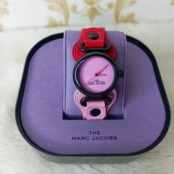 MJ The Cuff Watch MJ0120184726 Ladies Purple Dial Dual Tone
