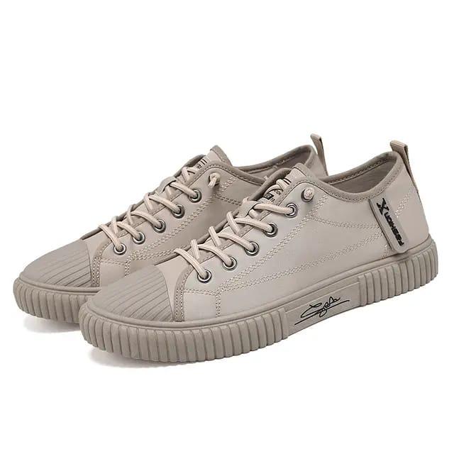sepatu pria sneakers bubble gum coklat keren trendy nyaman adem ssv 05