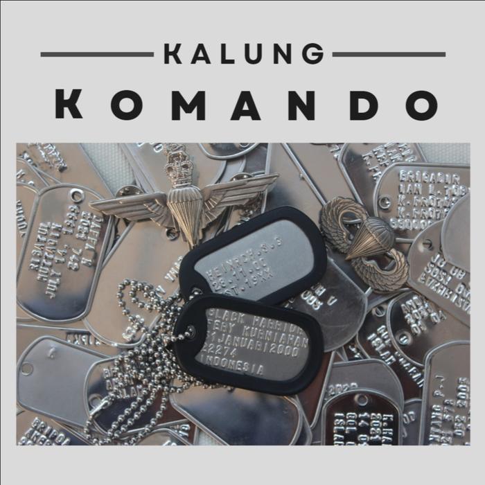 Dog Tag Custom | Kalung Tentara | Special Ops