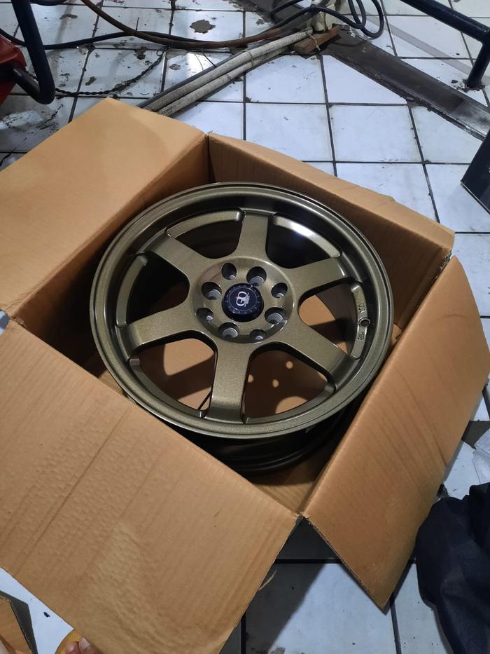 R15 Velg 15x7 4x100 4x114.3 +30 Rep TE37 Bronze JP Avanza Xenia Brio