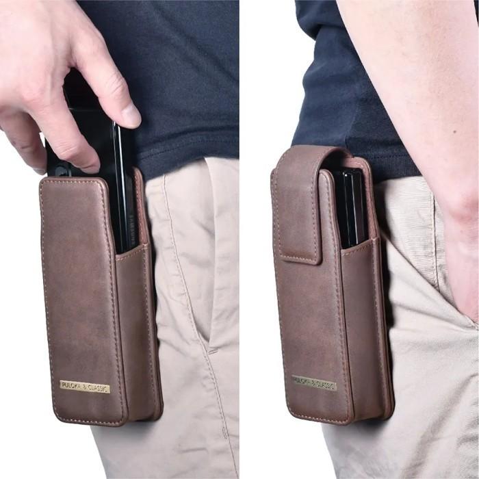 Belt Clip Dompet Pinggang Case Samsung Galaxy Z Fold 2 Leather