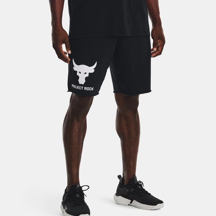 Celana Pendek UA Project Rock Terry Brahma Bull Shorts 100% Original