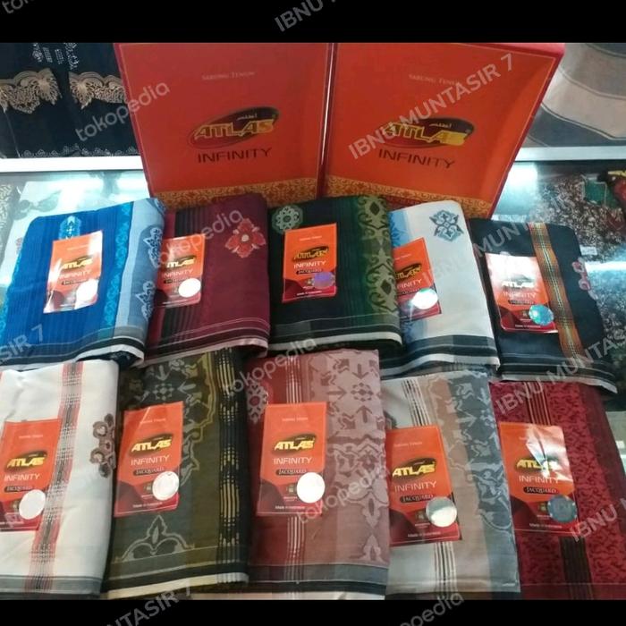 sarung atlas infinity jacquard songket grosir