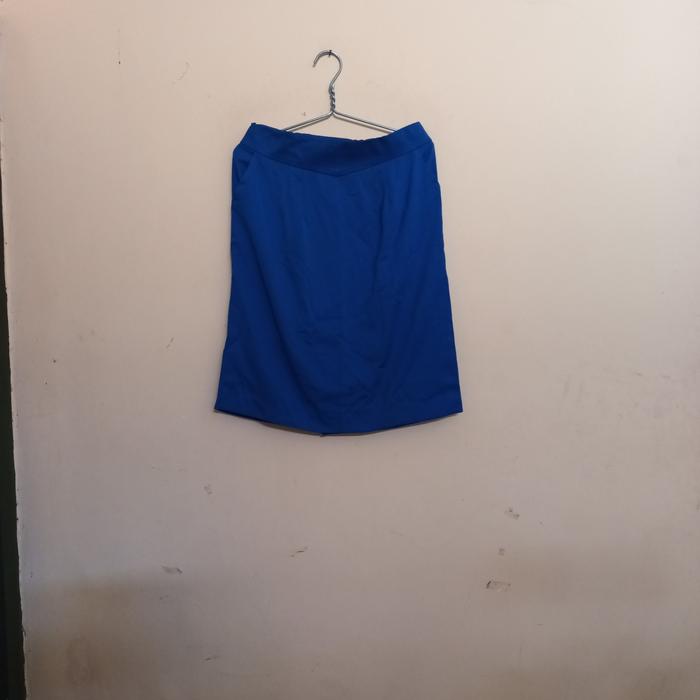 rok sepeda wanita biru preloved