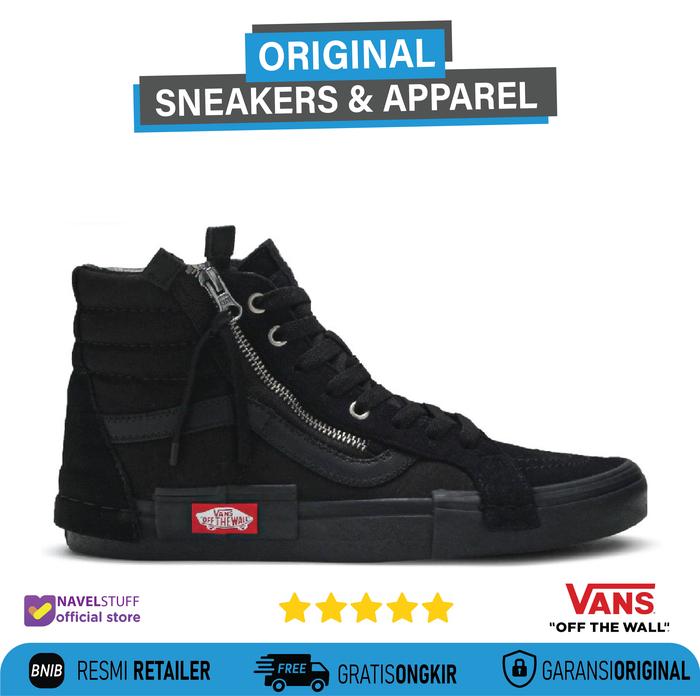 Vans Sk8 High Cut and Paste Black Black