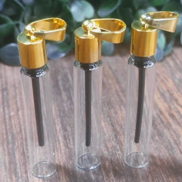 LIONTIN TABUNG KACA TRANSPARAN TABUNG TAKRUT/LIONTIN TABUNG TRANSPARAN
