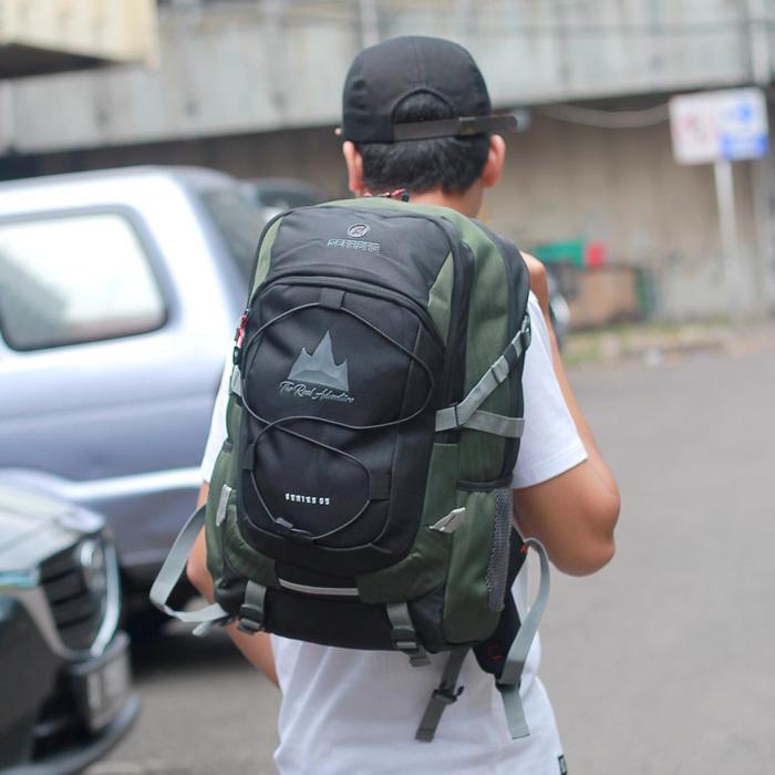 tas backpack pria original ransel bodypack premium outdoor tas mudik