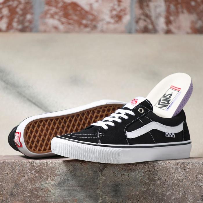 VANS SK8 LOW PRO SKATE BLACK WHITE BNIB ORIGINAL