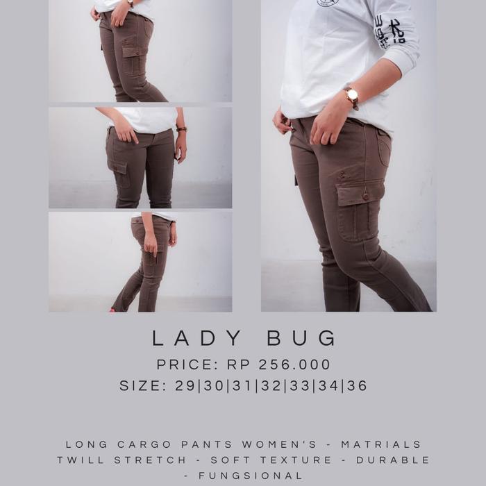 Celana Fellasky Lady Bug/ Fellasky Pants Cargo