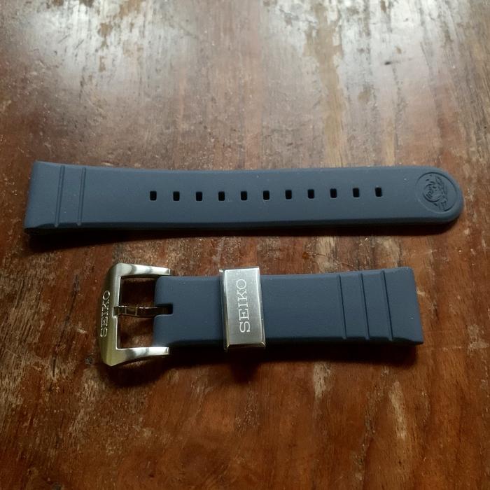 Original 22mm tali jam tangan rubber strap seiko diver