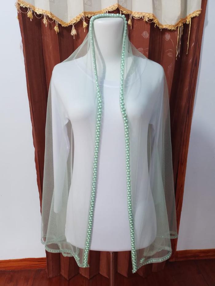 [ibu besan SAGE ] kerudung/ veil / slayer pengantin ibu besan