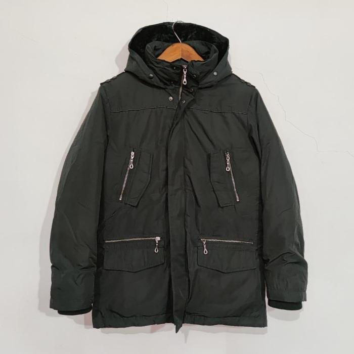 Jaket Parka Hitam MALE&Co Almost Brand New!