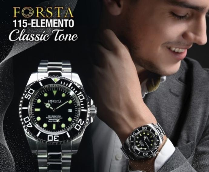 Forsta Elemento Silver Classic - Jam Tangan Forsta Elemento
