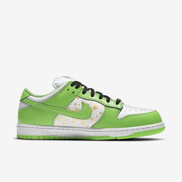 Supreme x Nike SB Dunk Low Mean Green Original Resmi (100% Authentic)