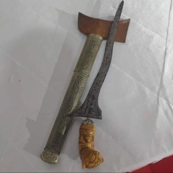 Keris Bugis Luk 3 Pamor Udan Mas Deder Gad Hing Istimewa