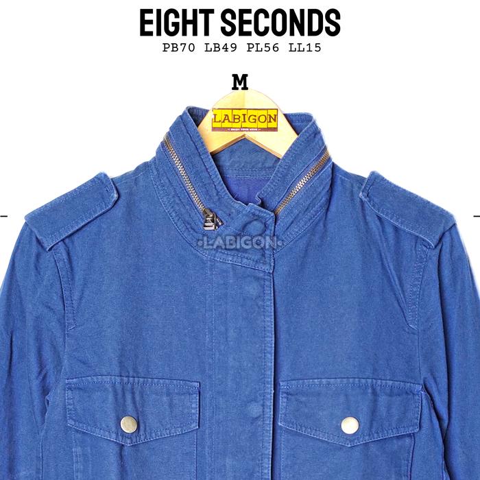 Jaket Parka Denim Wanita 8SECONDS Original Preloved Second M133