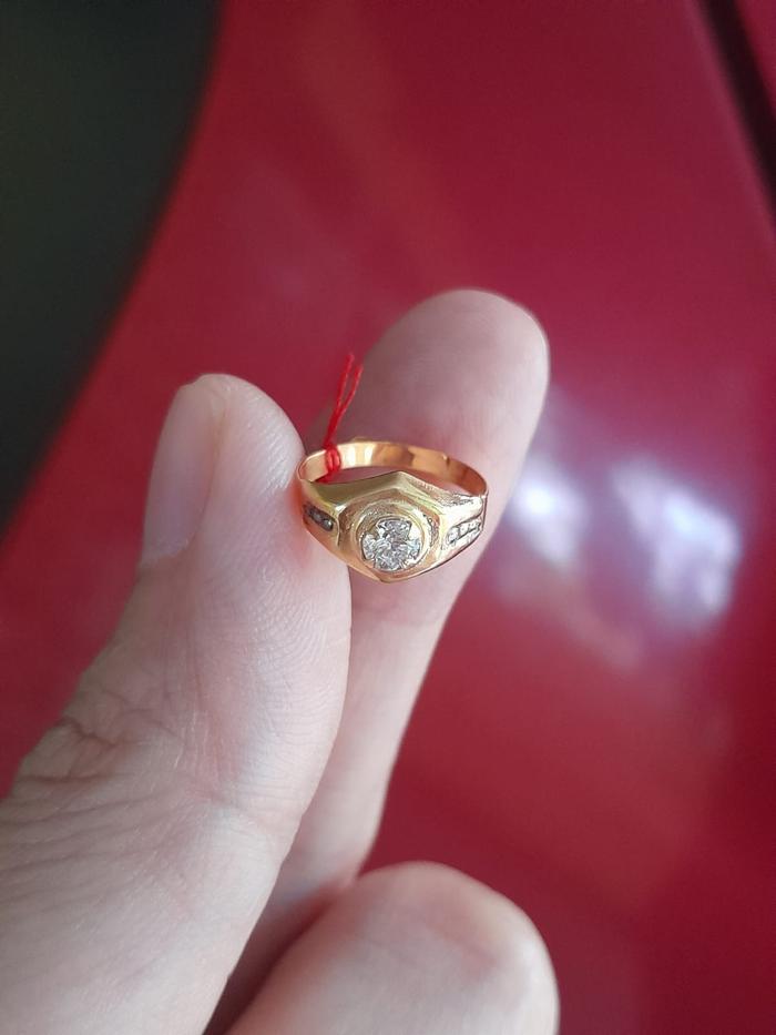 Cincin Anak Mata Satu Cincin Bayi Emas Asli Cincin Anak Laki Laki Baru