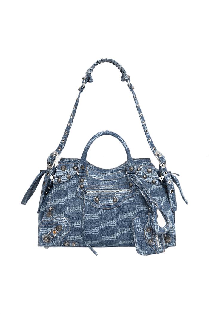 Balenciaga Neo Cagole City Handbag BB Monogram (100% Authentic)