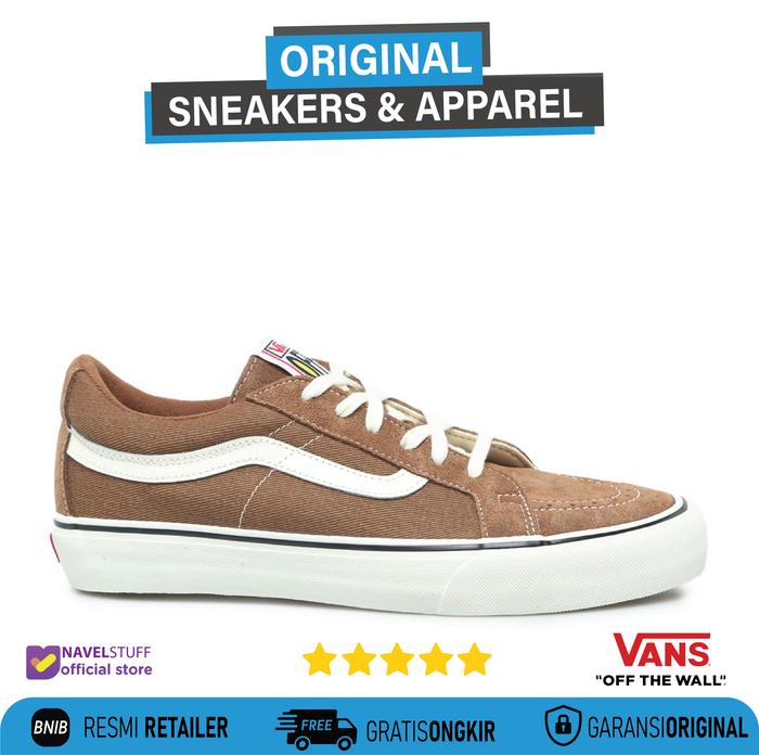 VANS Sk8 Mid (Salt Wash) Dachshund / Marshmallow Original Resmi BNIB