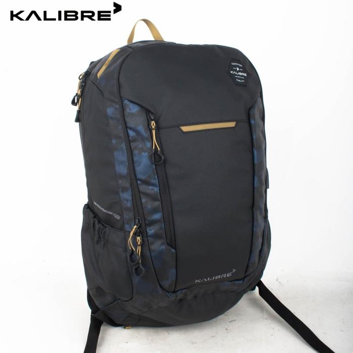 Tas Ransel Pria Kalibre Breakdown 02 Backpack 21L Hitam Navy dengan 1 Kompartment Kompartment Laptop