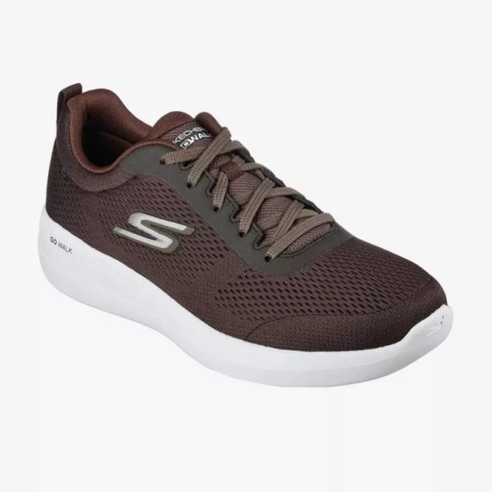 Sale!! Sneakers Pria Original BNIB Skechers GoWalk Stability Brown