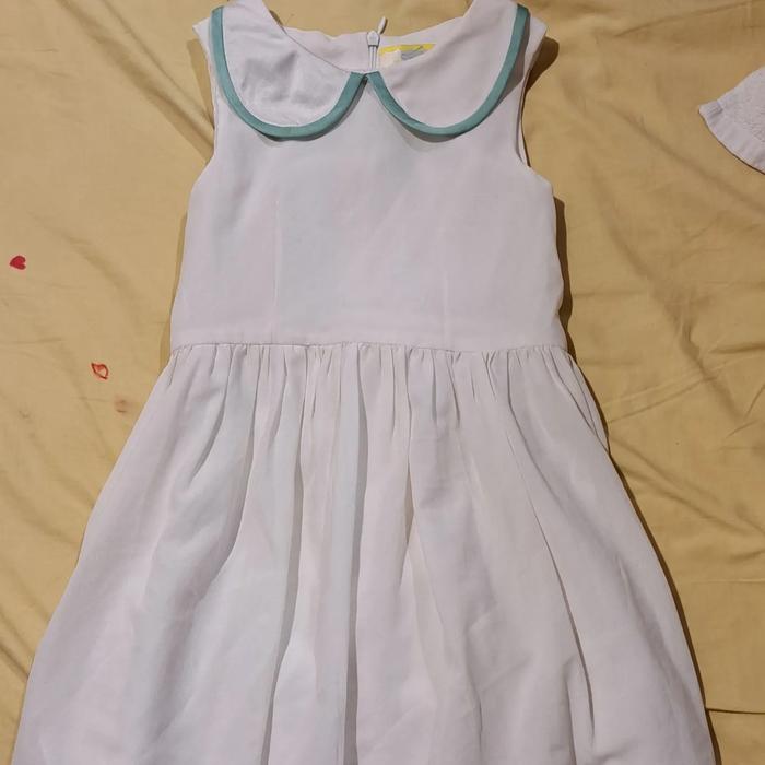 Preloved Dress Putih Polos Esme Baby