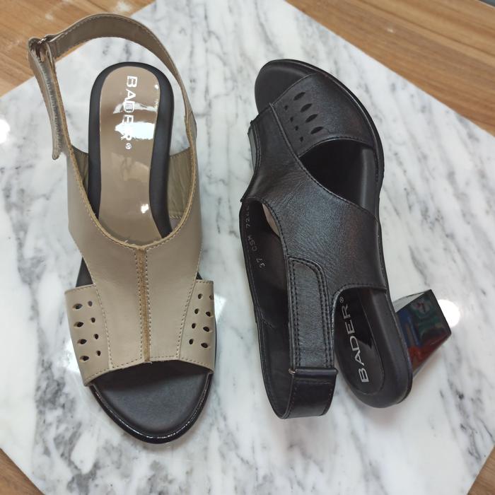 BADER Sepatu Sandal Wanita Kulit Sampai Size 42