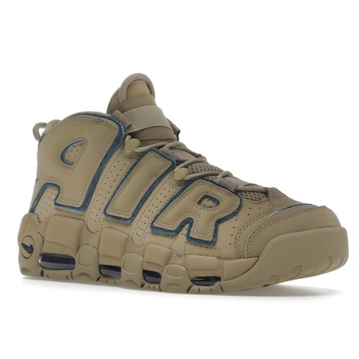 Nike Air More Uptempo '96 Limestone Valerian Blue || 96 tan