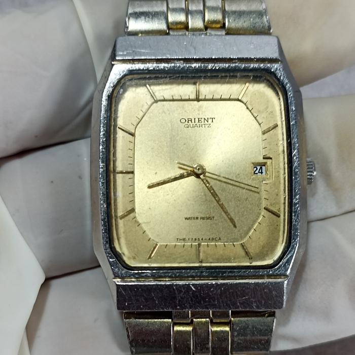 Jam Pria Wanita Quartz NET1027(28-36) Orient Gold Dial Original