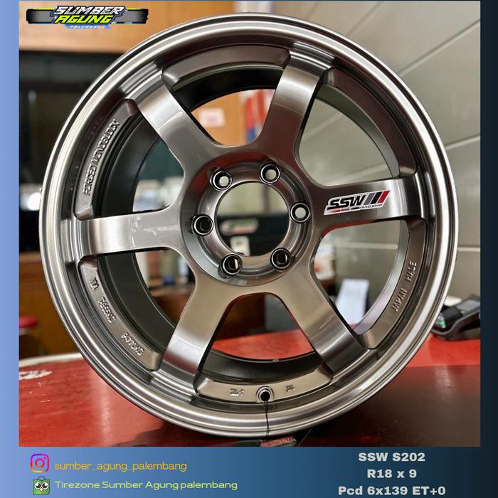 Velg mobil te37 SSW S202 Ring 18 pajero fortuner