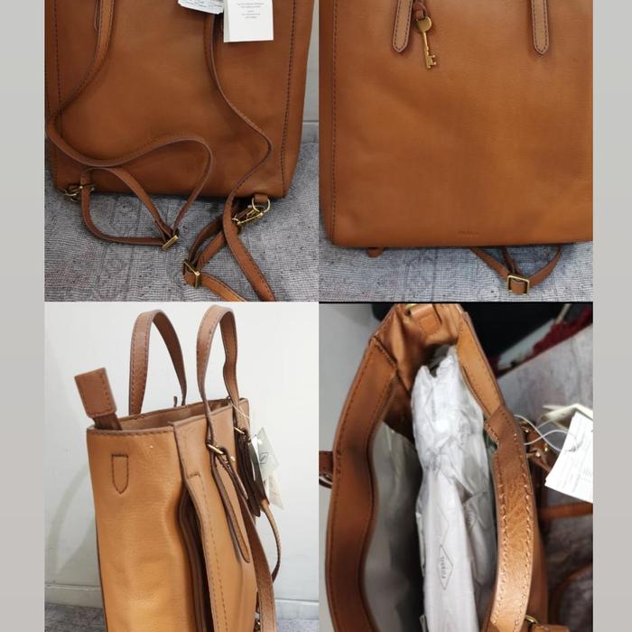 Fossil Camilla Convertible Backpack Tan