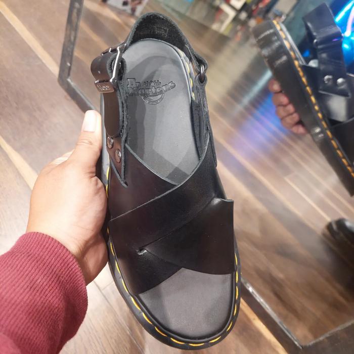 SANDAL DOCMART DR MARTENS ZANE BRANDO BLACK SIZE 36 - 45 NEW ORIGINAL